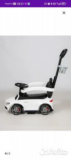 Детская машинка каталка mercedes