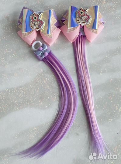 Бабочка бант для волос