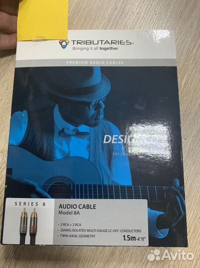 Межблочный кабель 2 rca tributaries 8a-030