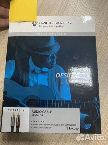 Межблочный кабель 2 rca tributaries 8a-030