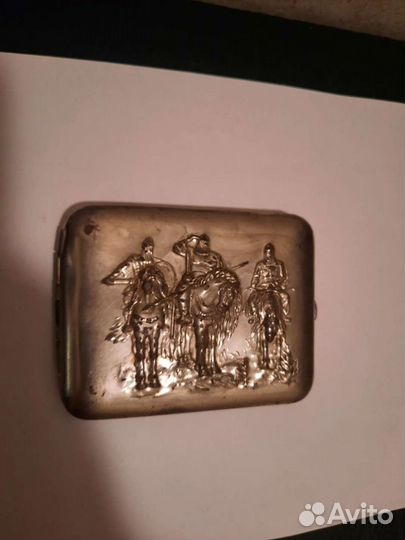 Портсигар Три богатыря
