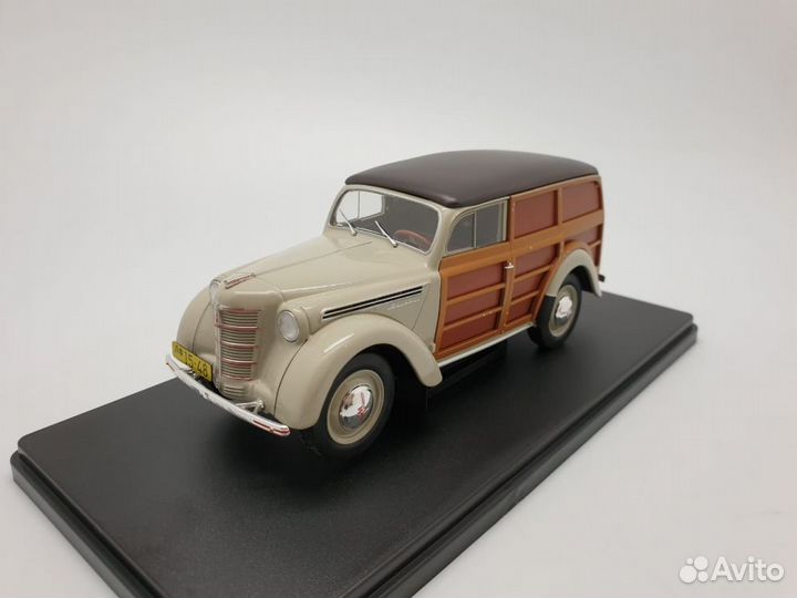 Выпуск №067 Москвич 400 422 бежевый с деревянным