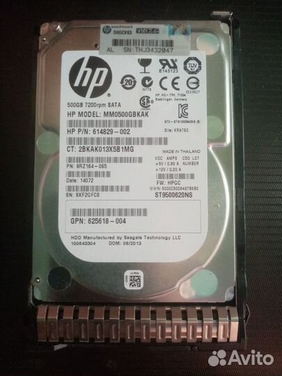 Hp жёсткий диск 500 Гб