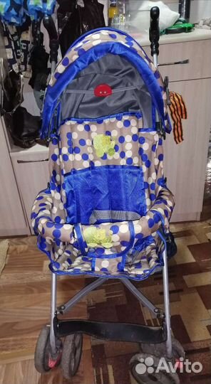 Прогулочная коляска трость бу