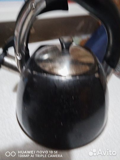 Чайник со свистком нержавейка