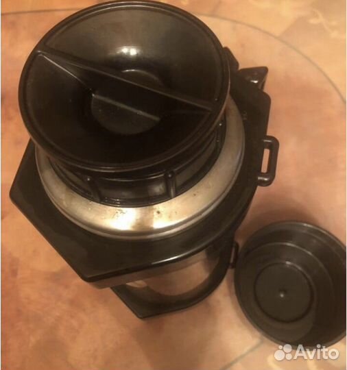 Термос с помпой Нержавеющая сталь