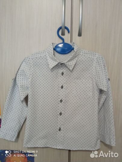 Рубашка и брюки на мальчика 116