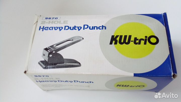 Дырокол мощный «KW trio