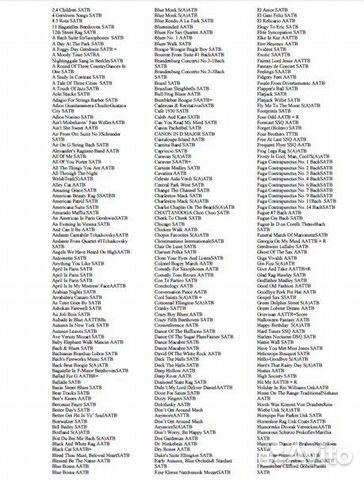 Ноты для квартета саксофонов, sax quartet