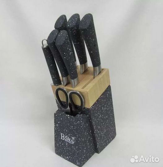 Набор кухонных нерж.ножей bass. Доставка