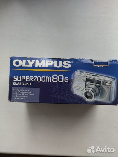Пленочный фотоаппарат olympus superzoom 80g (бронь