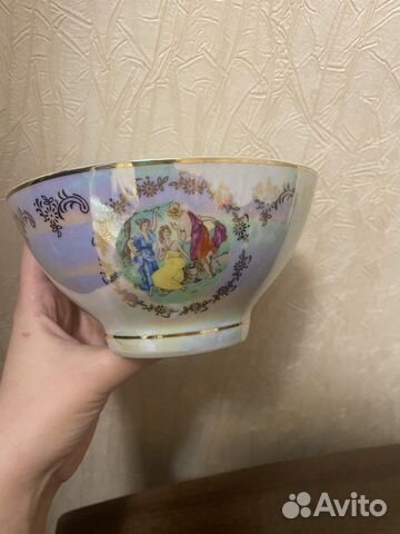 Салатник чешский фарфоровый Мадонна