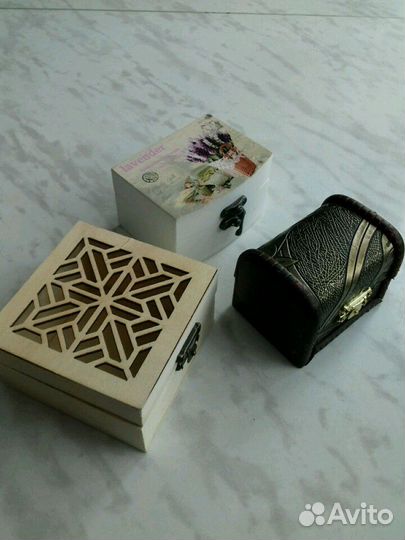 Шкатулки новые