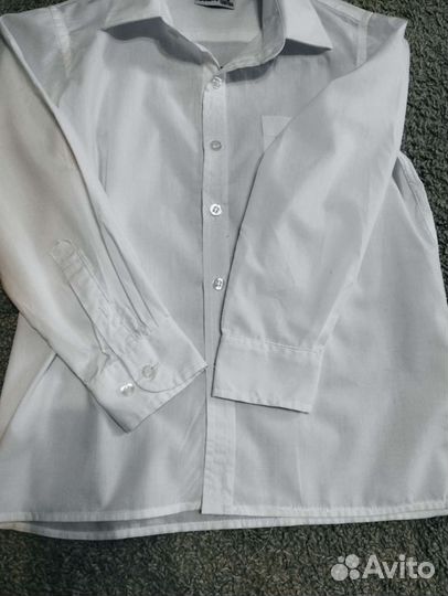 Рубашка белая 128-134
