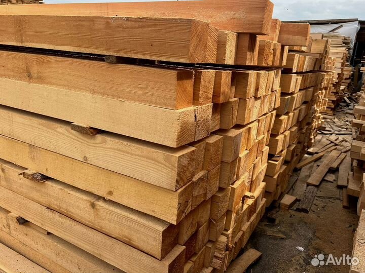 Доска обрезная 40х100х6000мм от производителя