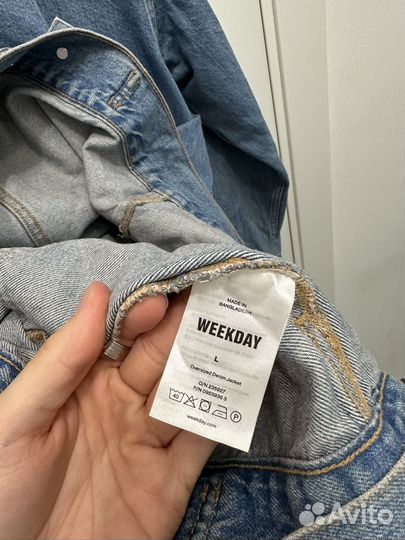 Джинсовая куртка weekday