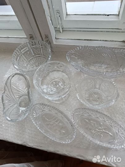 Хрустальные рюмки СССР цена за один лот