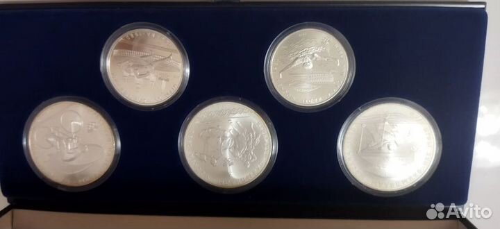 Набор монет СССР олимпиада-80 серебро