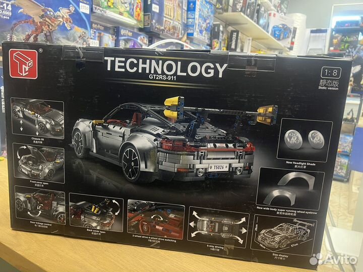 Конструктор porsche 911 gt2 rs 5026 lego technic