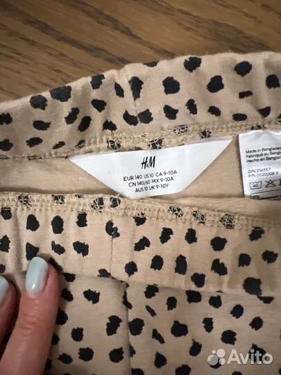 Легинсы утепленные H&M на 140 (9-10)