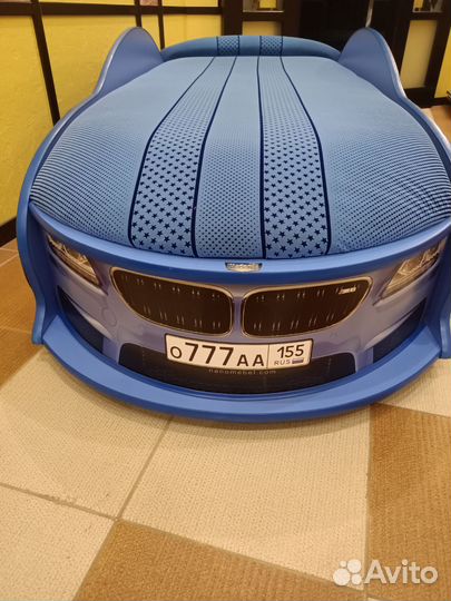 Детская кровать машина бмв