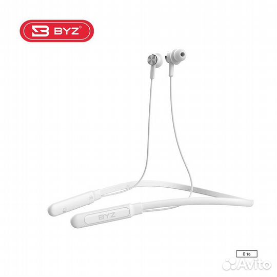 Bluetooth гарнитура BYZ-B16 White