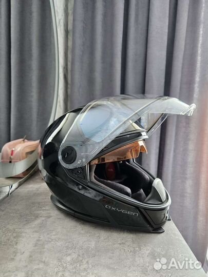 Шлем для снегохода с подогревом