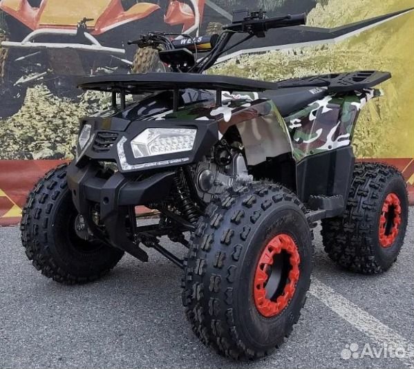 Квадроцикл ATV wels Thunder E2 125(Зеленый камуфля