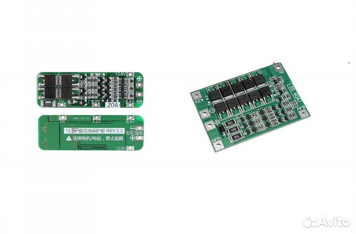Плата BMS 3s 12,6v бмс