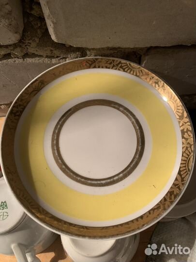 Блюдце гигант лфз.Розетка Вербилки.крышка Довбыш