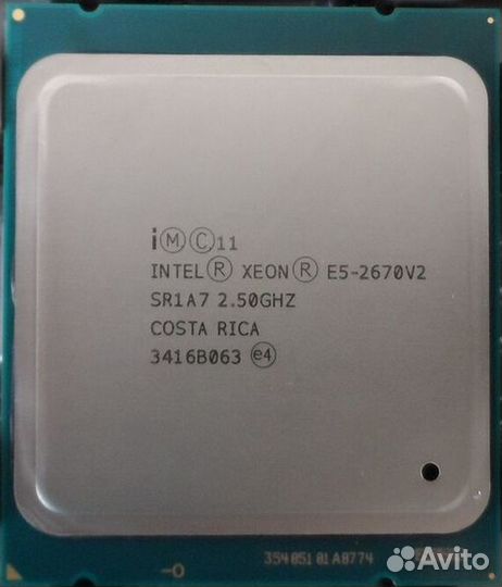 Xeon e5-2670v2 3,3GHz 25Mb LGA2011v2 10/20 ядер