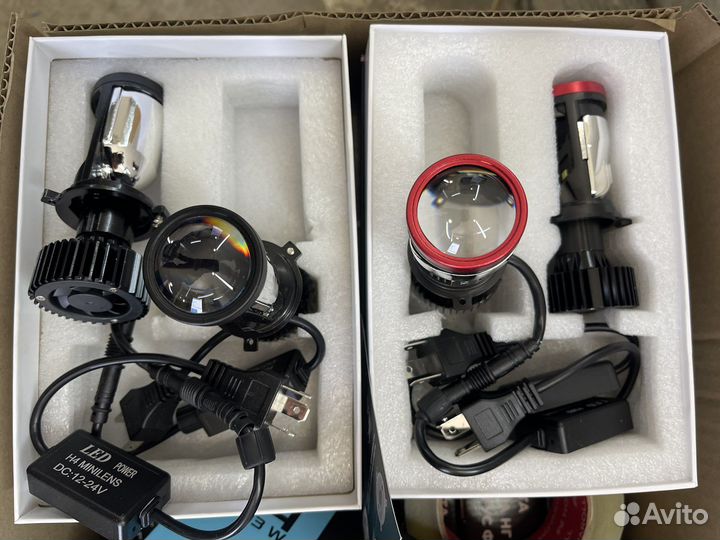 Лампы Н4 с линзой