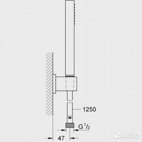 Душевой набор Grohe Euphoria Cube 27702000