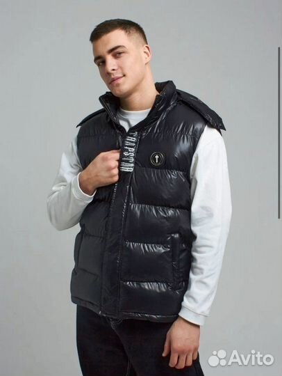 Жилетка trapstar мужская с капюшоном