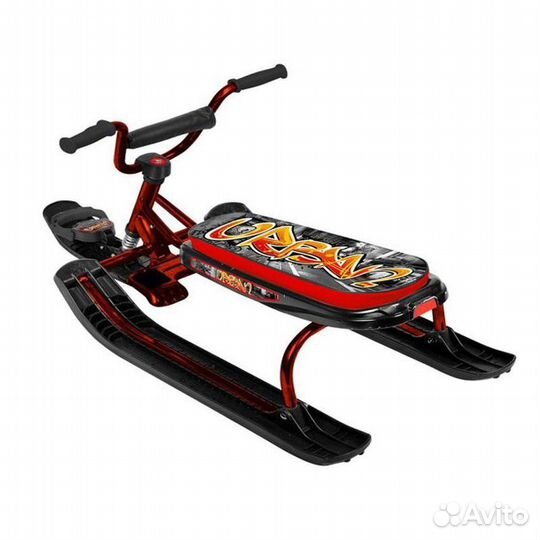 Снегокат снд1/GR Nika-Jamp Граффити красный