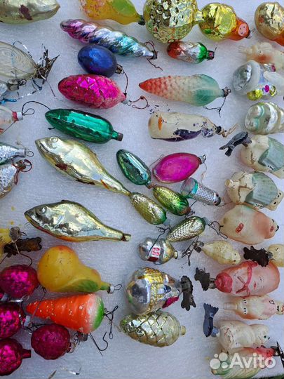 Ёлочные игрушки СССР 60 тх и 70 тх годов