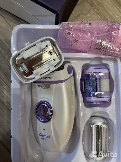 Новый эпилятор kemei в упаковке