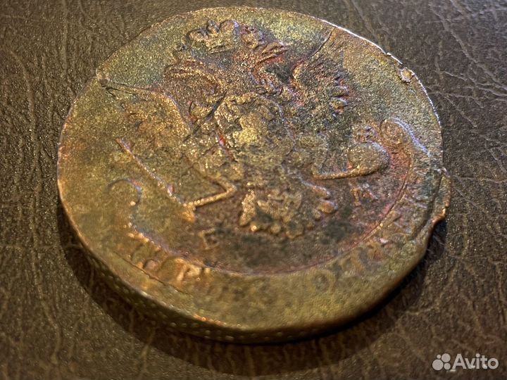 Монета 5 копеек (1769г.) ем