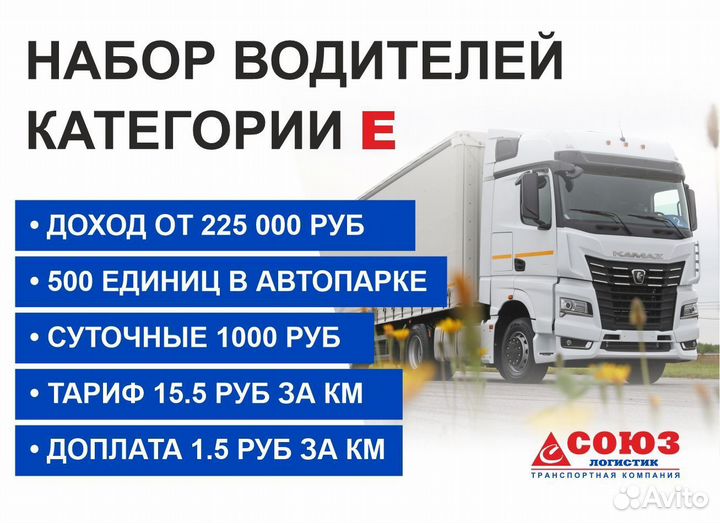 Водитель категории Е, дальнобойщик