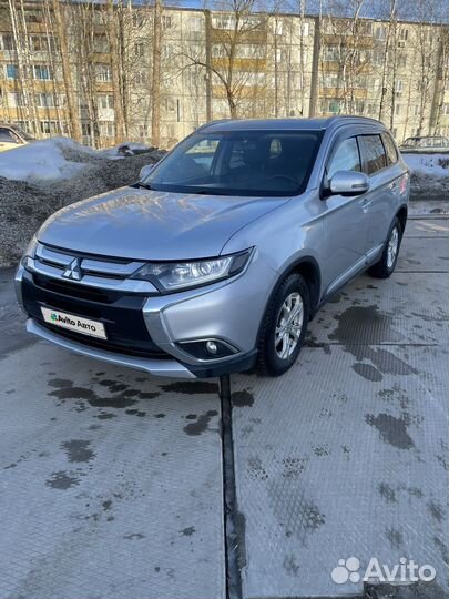 Mitsubishi Outlander 2.4 CVT, 2016, 150 000 км