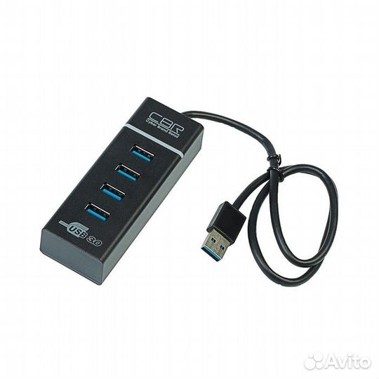 USB хаб USB 3.0 4 порта CBR CH157 LED подсветка