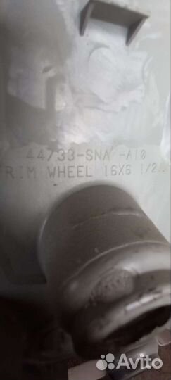 Колпаки колесные Honda R16