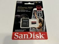 SanDisk extreme PRO 64 GB 200/90