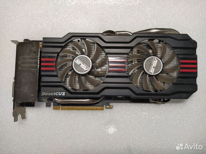 Видеокарта Asus GTX660 Ti на запчасти