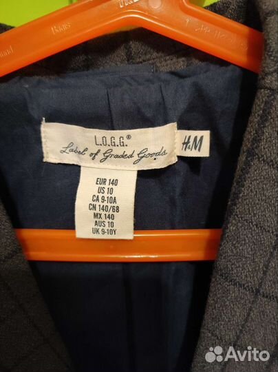 Пиджак на мальчика 146