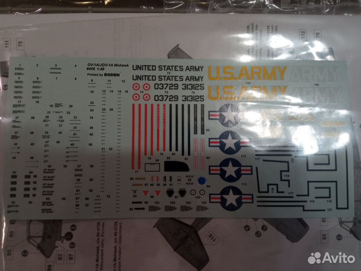 Сборная модель самолета 1:48 Grumman OV-1A Mohawk