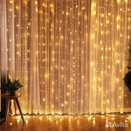 Гирлянда на окно