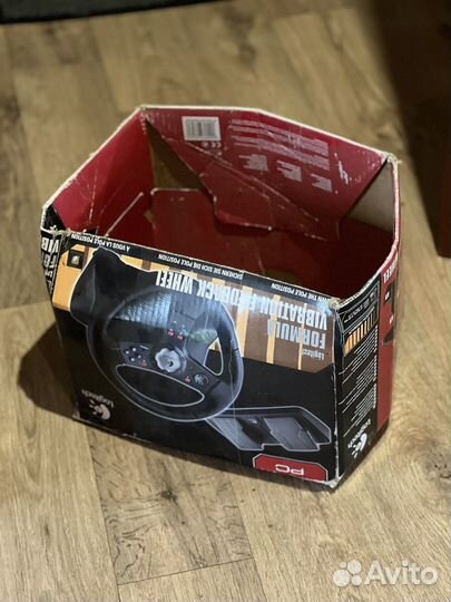 Игровой руль Logitech formula vibration feedback