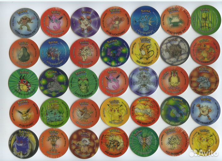 Фишки Pokemon Покемоны 3D