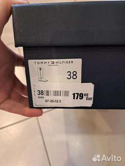 Сапоги Tommy Hilfiger 38 размер замша